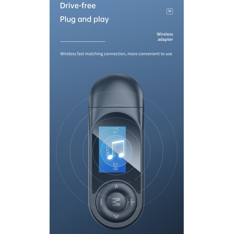 Trasmettitore ricevitore Bluetooth 5.0 con display LCD T-13