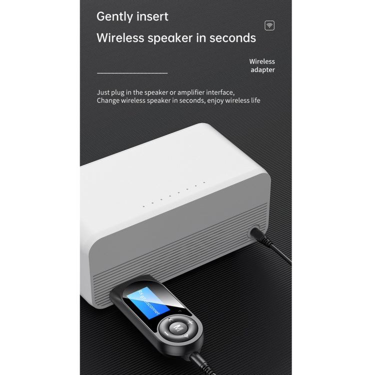 Trasmettitore ricevitore Bluetooth 5.0 con display LCD T-13