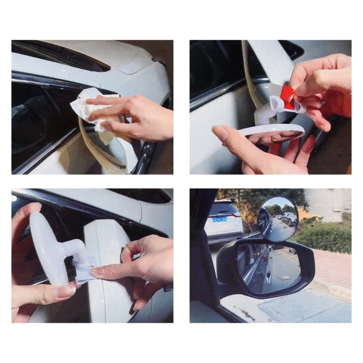 Specchietto retrovisore per auto di grandi dimensioni da 2 pezzi. Specchietto laterale per punto cieco, Large