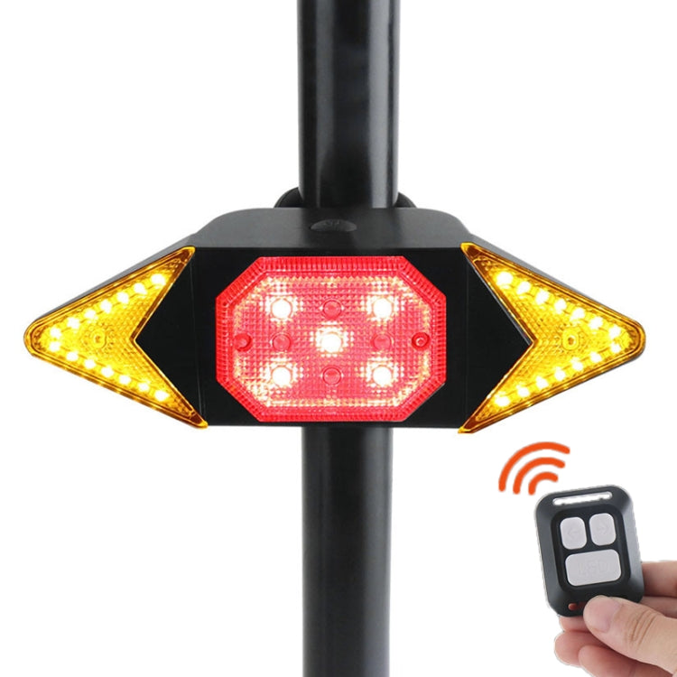 Luce posteriore per bicicletta con telecomando wireless USB