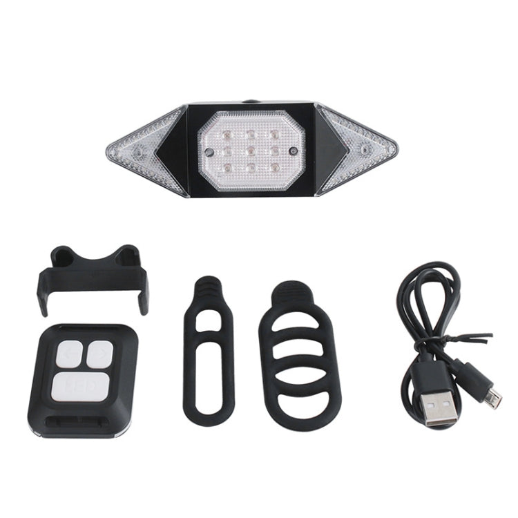 Luce posteriore per bicicletta con telecomando wireless USB