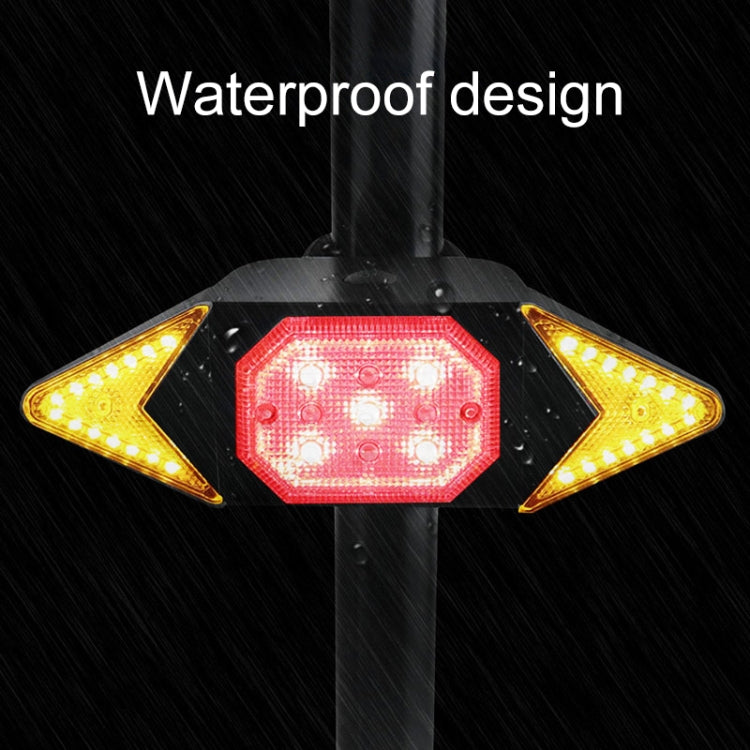 Luce posteriore per bicicletta con telecomando wireless USB