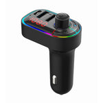 Trasmettitore FM Bluetooth con doppio USB e luce auto