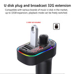 Trasmettitore FM Bluetooth con doppio USB e luce auto