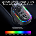 Trasmettitore FM Bluetooth con doppio USB e luce auto