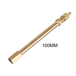 Tubo prolunga valvola pneumatici rame 100mm 5 pezzi