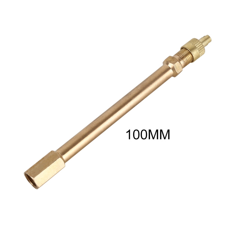 Tubo prolunga valvola pneumatici rame 100mm 5 pezzi