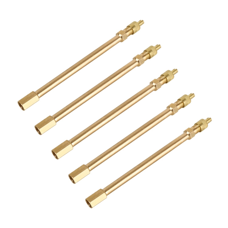 Tubo prolunga valvola pneumatici auto in rame 120mm