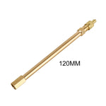 Tubo prolunga valvola pneumatici auto in rame 120mm