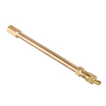 Tubo prolunga valvola pneumatici auto in rame 120mm