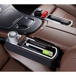 Console ricarica rapida wireless multifunzione per auto in pelle