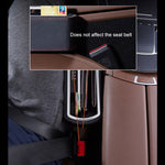 Console ricarica rapida wireless multifunzione per auto in pelle
