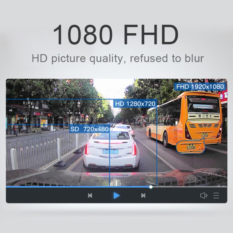 G30 Registratore di guida auto 2,4" 480P DVR