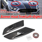 Set 2 cappe aspirazione aria per Ford Mustang 2015-2017