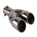 Tubo punta silenziatore scarico auto 6 cm acciaio inox