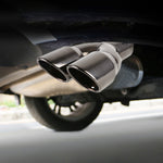 Tubo punta silenziatore scarico auto 6 cm acciaio inox