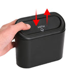 Contenitore bidone spazzatura auto in polipropilene 18x15x10 cm