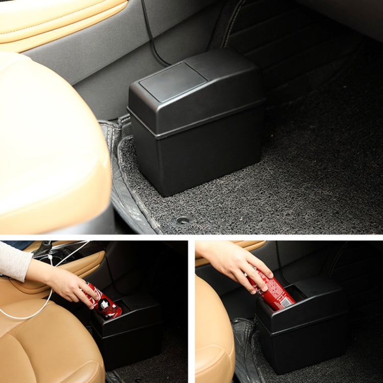 Secchio porta rifiuti per auto 2L con apertura a molla