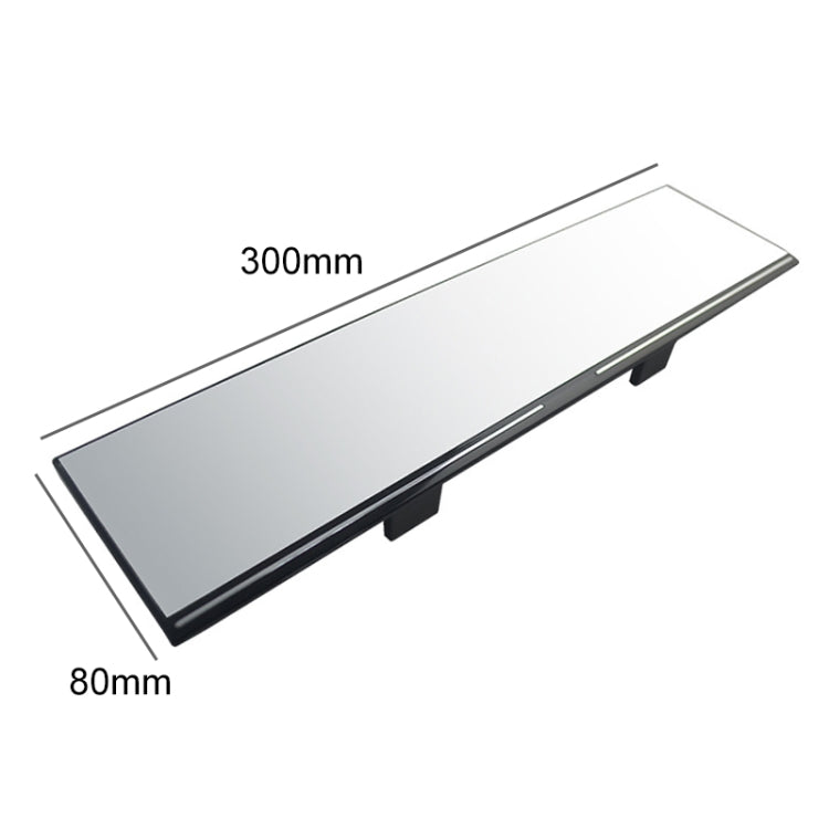 Specchio retrovisore ausiliario auto bianco 300 x 80 mm - immagine 2