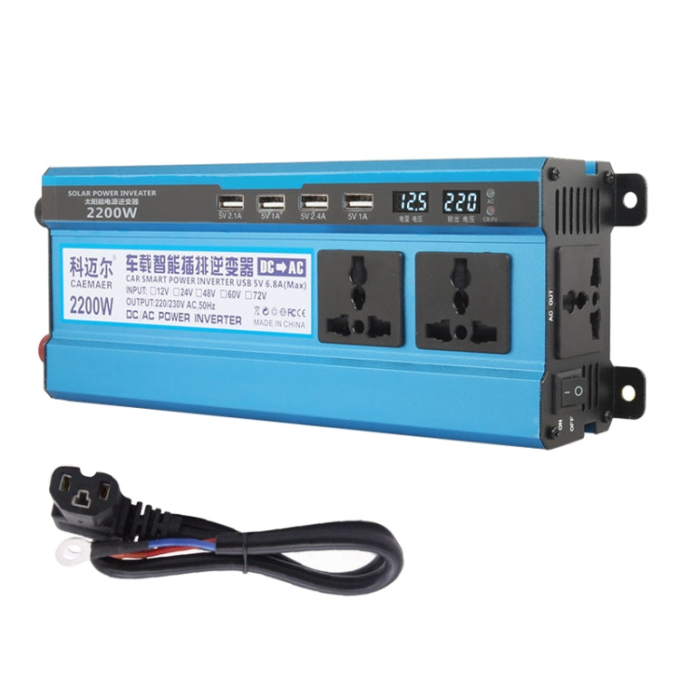 Convertitore di potenza 48V a 220V 2200W con doppio display digit