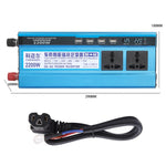 Convertitore di potenza 48V a 220V 2200W con doppio display digit