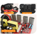 Convertitore di potenza 48V a 220V 2200W con doppio display digit