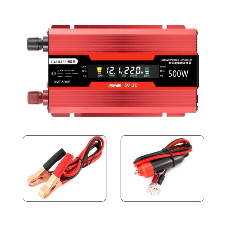 Convertitore di alimentazione 24V a 220V 500W con display LCD