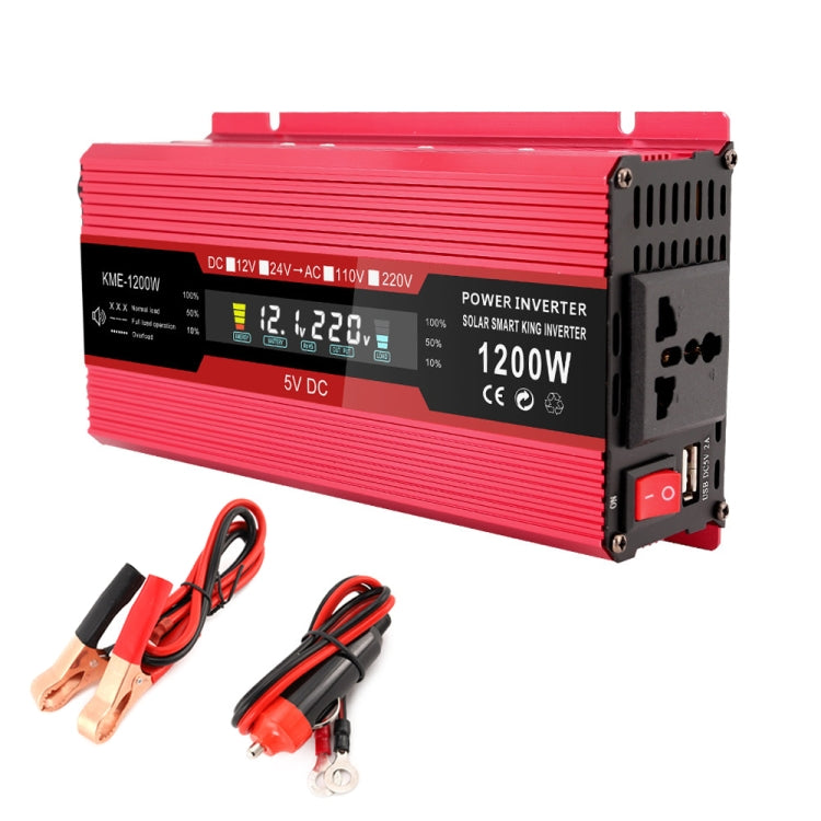 Convertitore di alimentazione auto 24V a 220V 1200W con display L