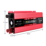 Convertitore di alimentazione auto 24V a 220V 1200W con display L