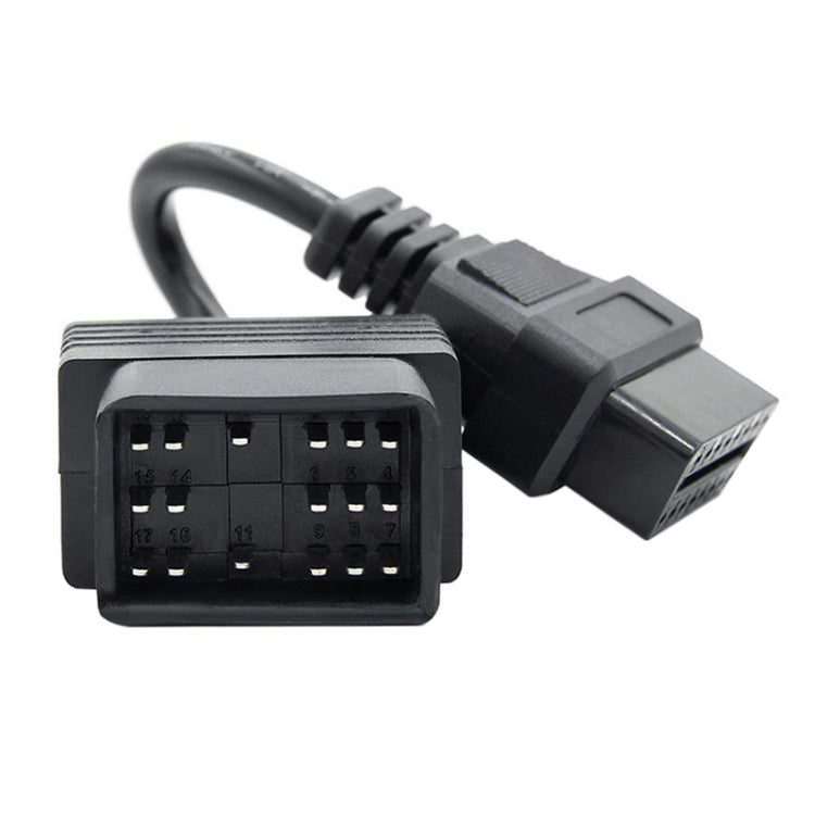 Cavo adattatore diagnostico OBD2 17 pin a 16 pin Toyota