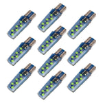 10 pezzi Lampadine T10 12V 1,2W 12 LED COB per Auto