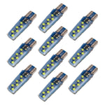 10 pezzi Lampadine T10 12V 1,2W 12 LED COB per Auto