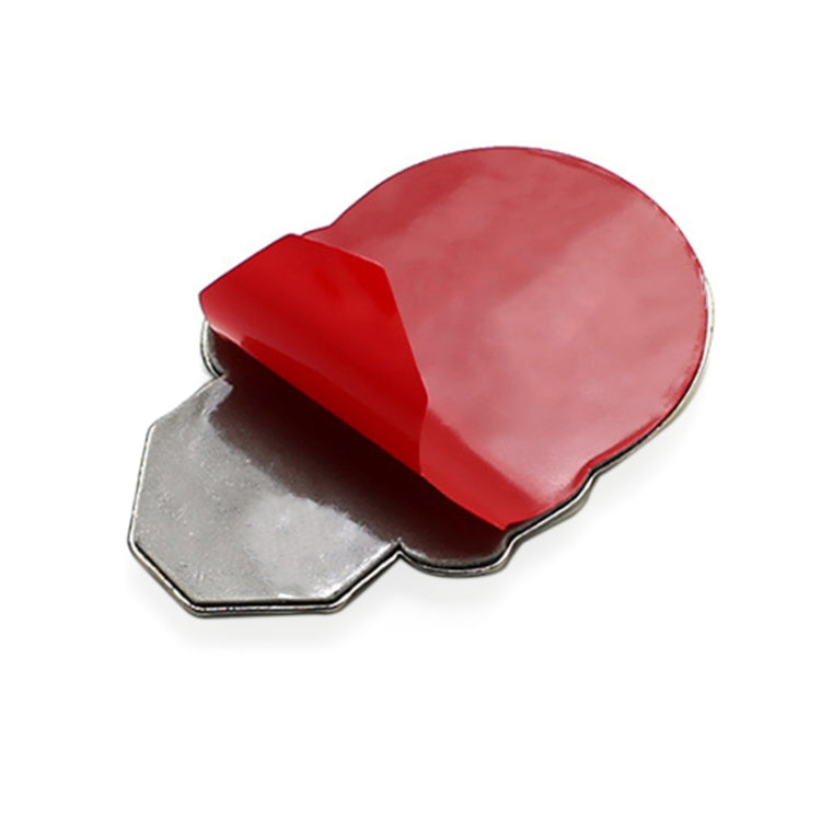 Adesivo metallo teschio tridimensionale per auto 6,8x4,2 cm