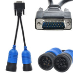 Cavo diagnosi Nexiq adattatore Deutsch 6 e 9 pin