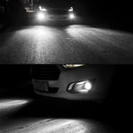 1 paio di fendinebbia LED per auto H3 DC12V/5W con perline lampada SMD-2016 da 42 LED, H3 (White Light), H3 (Yellow Light)