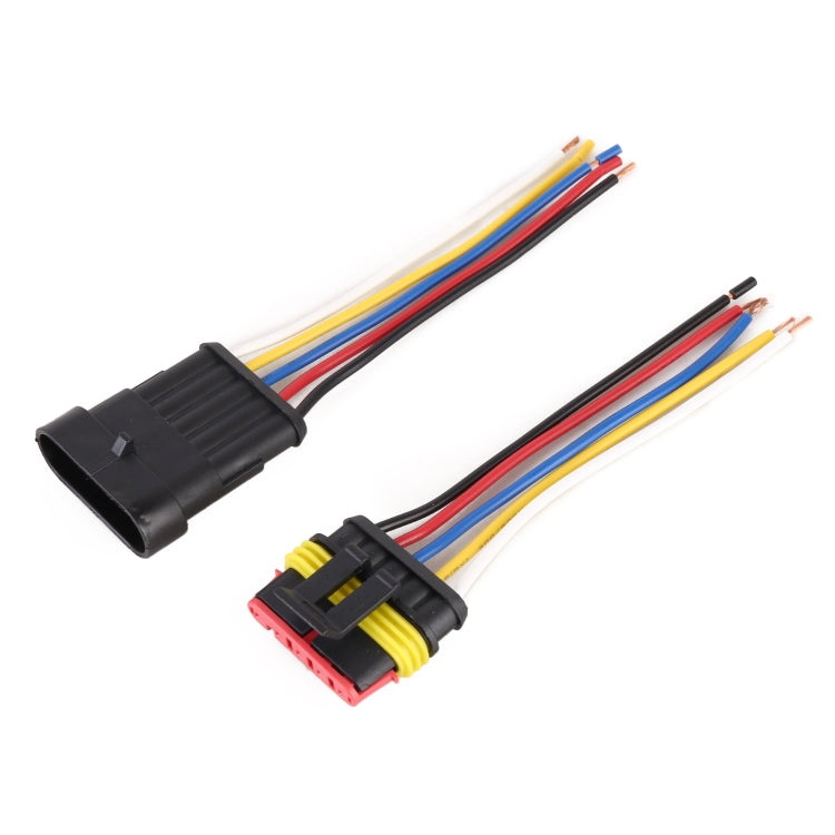 Portalampada impermeabile per auto 5 pin in plastica