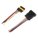 Portalampada impermeabile per auto 5 pin in plastica