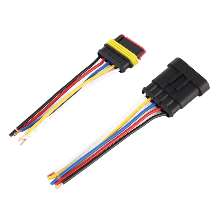 Portalampada impermeabile per auto 5 pin in plastica