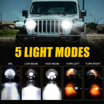 Fari a LED Matrix 7 pollici per Jeep Wrangler