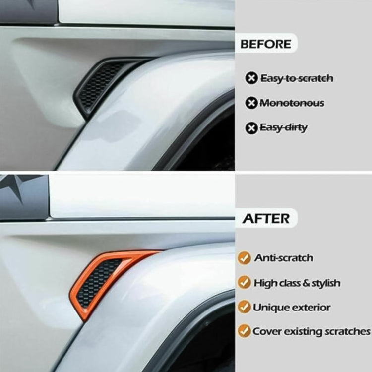 Pannello decorativo presa aria laterale per Jeep Wrangler JL