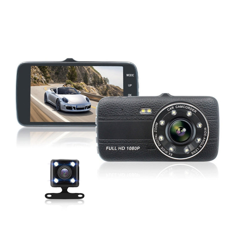 D910 Registratore di guida doppio record HD 1080P 4 pollici