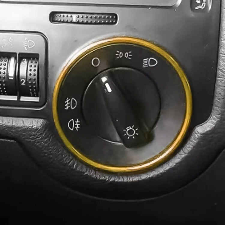 Anello decorativo interruttore fari per Volkswagen Golf