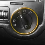 Anello decorativo interruttore fari per Volkswagen Golf