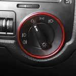 Anello decorativo interruttore fari per Volkswagen Golf
