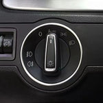 Anello decorativo interruttore fari per Volkswagen Golf