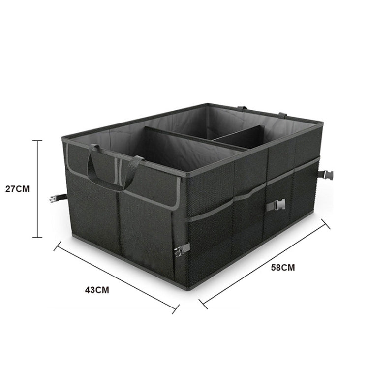 Scatola portaoggetti pieghevole per bagagliaio dell'auto, dimensioni: 58 x 43 x 27 cm, 58 x 43 x 27cm
