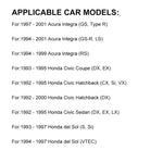 Asta stabilizzatrice sospensione posteriore per Honda Civic EK