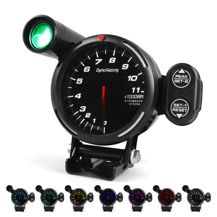 Contagiri LED auto 80 mm con funzione autocontrollo