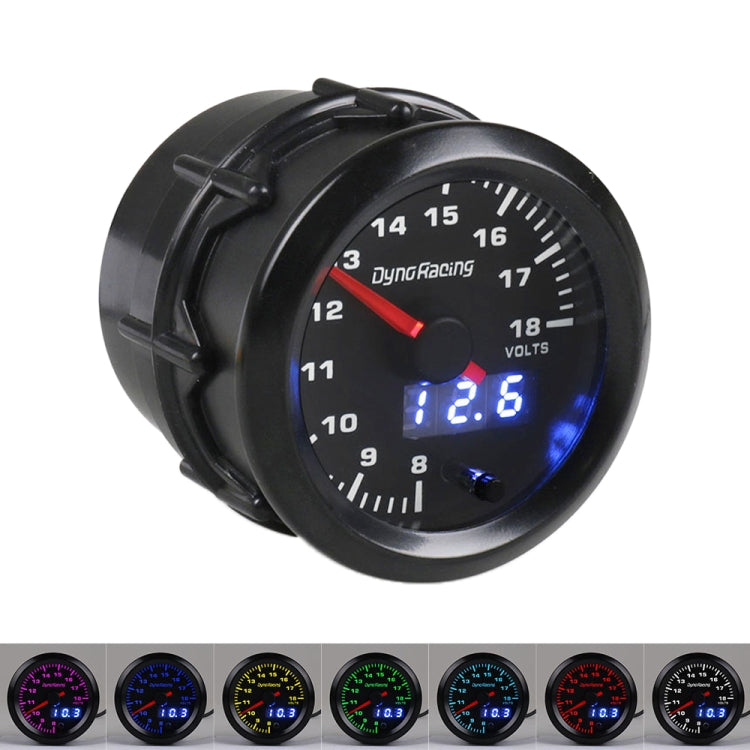 Voltmetro digitale auto 52 mm con retroilluminazione LED