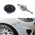 Kit clip blocco perni cofano auto 54mm in alluminio